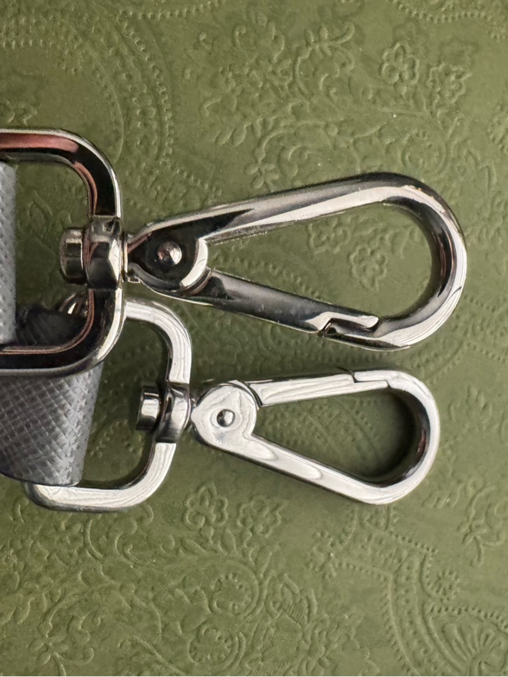 Prada Galleria |  Silver-Gray Saffiano Leather Structured Satchel - Picture 13 of 13